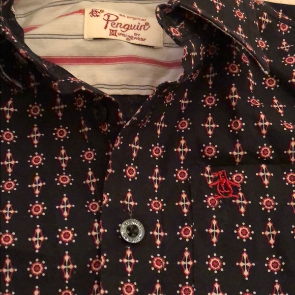 Penguin Button Down Dress Shirt 12M NWOT - Picture 2 of 8